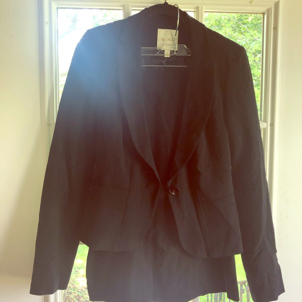 My Michelle Black Skirt Suit